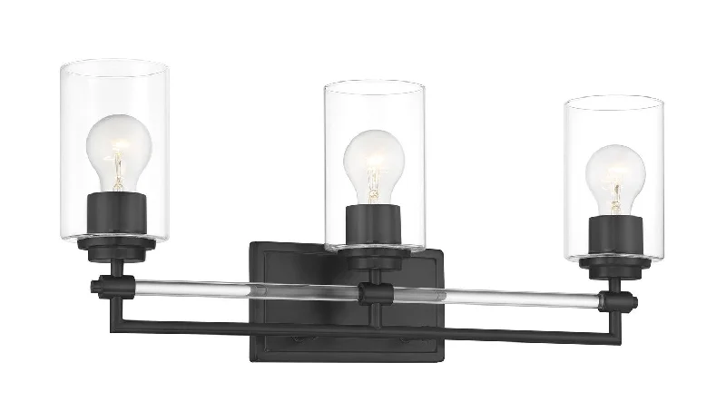 Waterproof Industrial Lighting for Wet AreasBinsly Three Light Bath Vanity