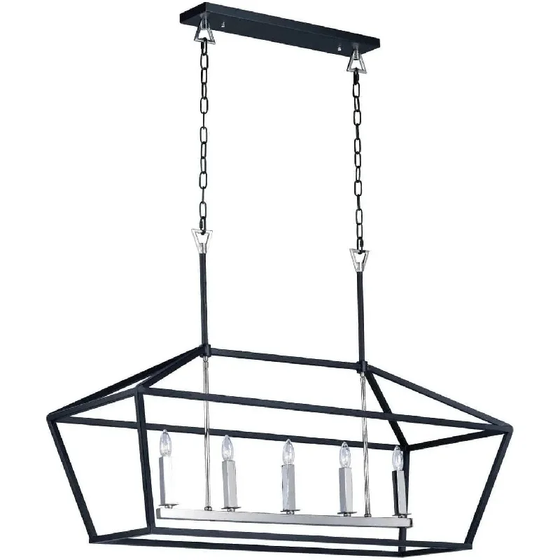 Outdoor - rated track lighting for patiosAbode Linear Chandelier