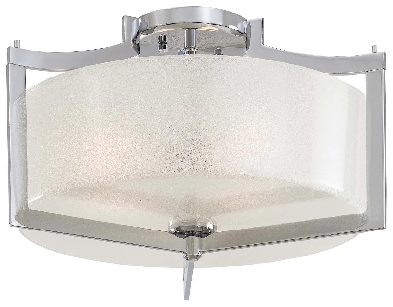 Industrial Lighting for Automotive Manufacturing PlantsClarte Three Light Semi Flush Mount