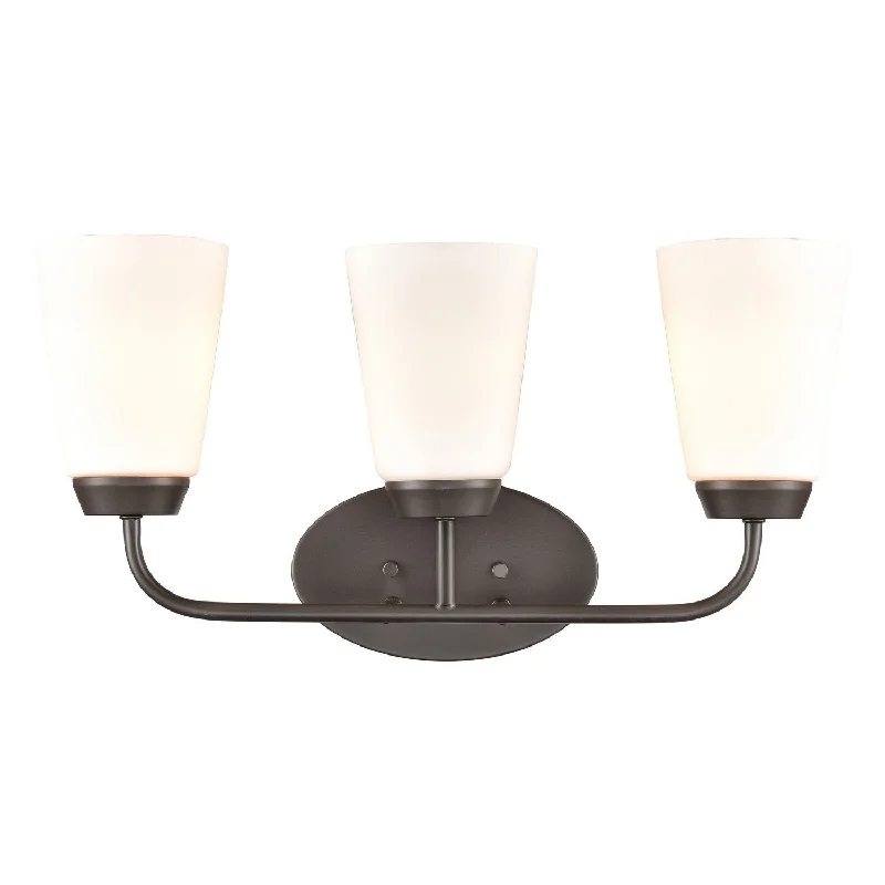 Industrial Task Lighting for Precision WorkstationsWinslow Three Light Bath Bar