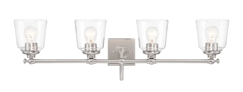 Industrial Lighting for Pharmaceutical ManufacturingAntonia Four Light Bath Vanity