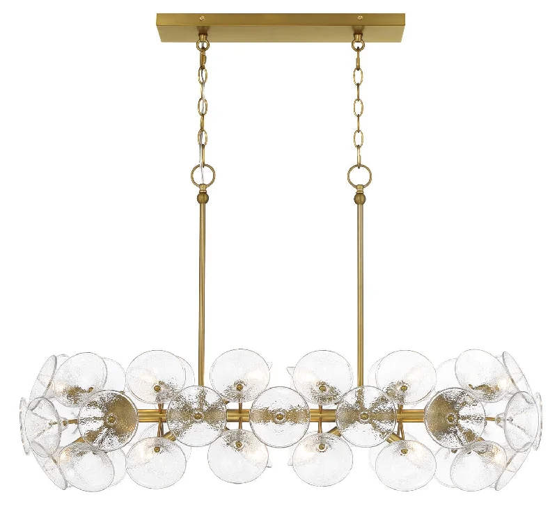 Industrial Lighting for Food Processing FactoriesWinter 12 Light Island Chandelier