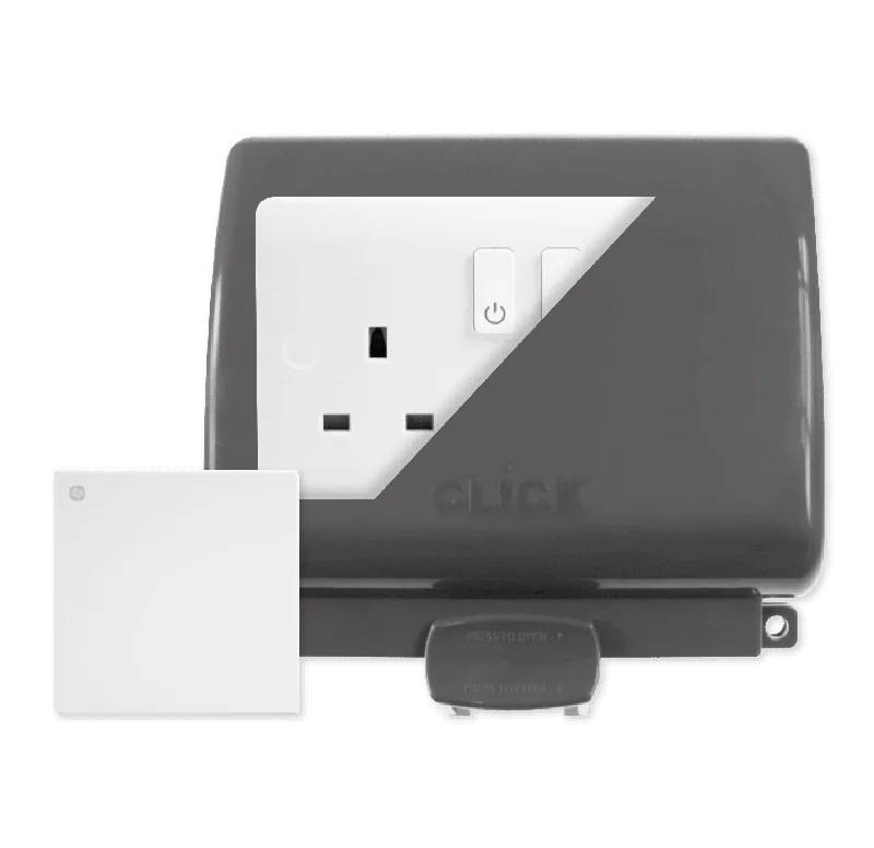 Track lighting for retail window displaysClick Smart+ Outdoor Smart Socket Starter Kit