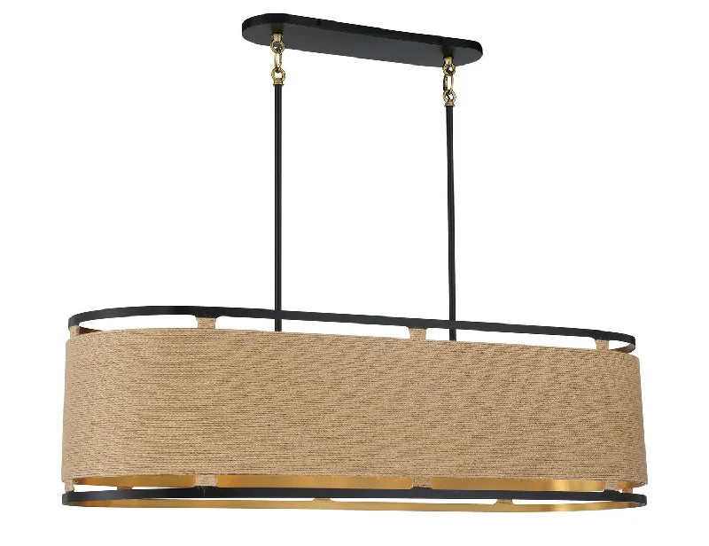 Industrial Lighting for Textile MillsWindward Passage Eight Light Island Pendant