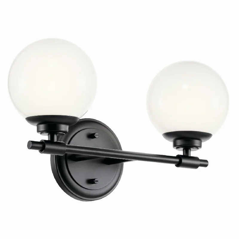 Industrial Lighting for Metal Fabrication ShopsBenno Two Light Vanity