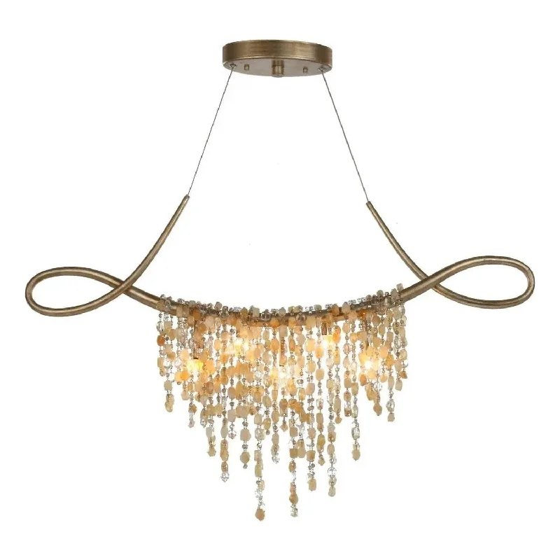 Track lighting for museums and galleriesCradle Five Light Linear Chandelier