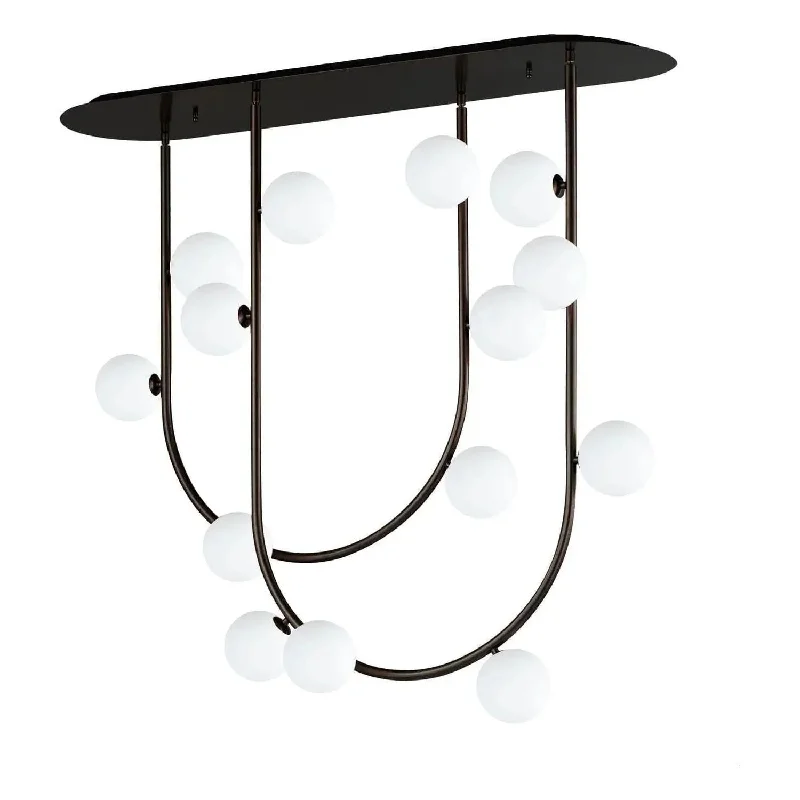 Modern track lighting with LED bulbsContour LED Linear Pendant