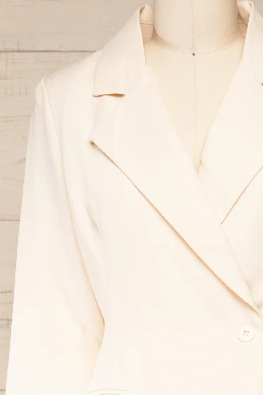 Besancon Ivory | Blazer Romper