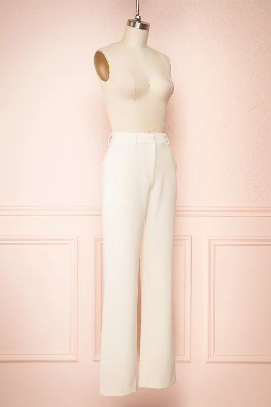 Hedvika | High-Waisted Straight Leg Pants