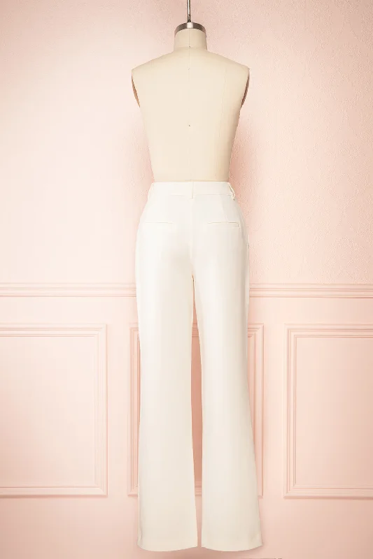 Hedvika | High-Waisted Straight Leg Pants