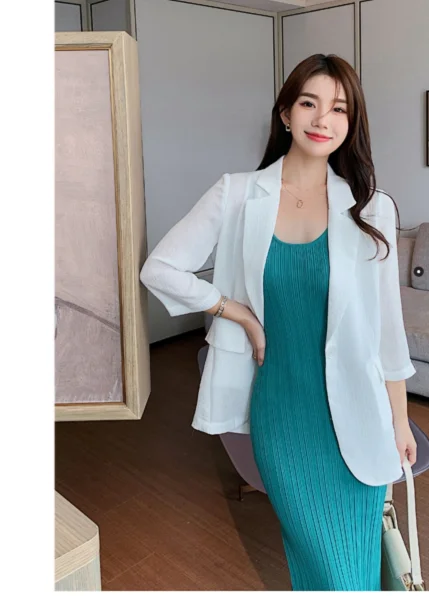 Ice Silk Knit Slim Dress