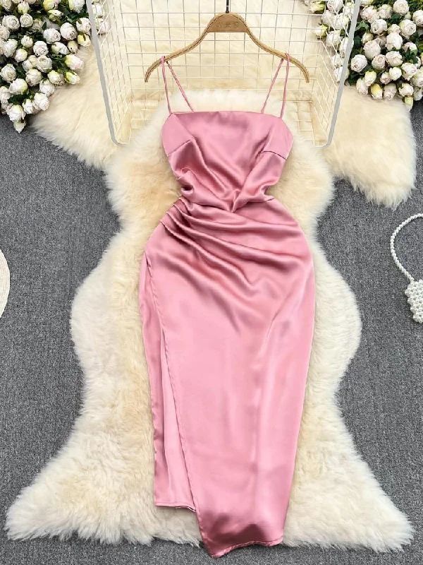 Irene Luxury Satin Dress