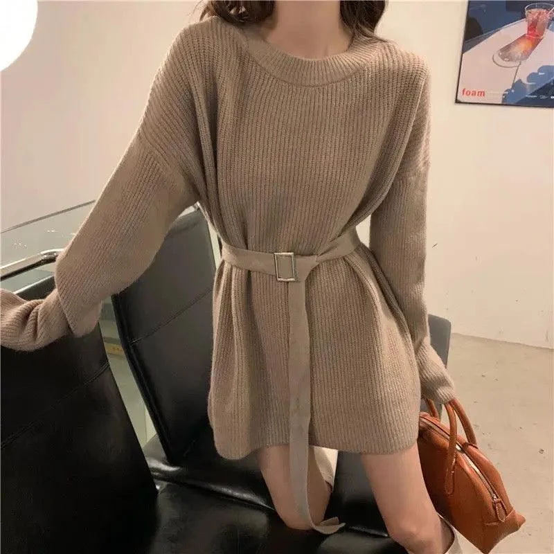 Janer Statement Winter Knitted Dress