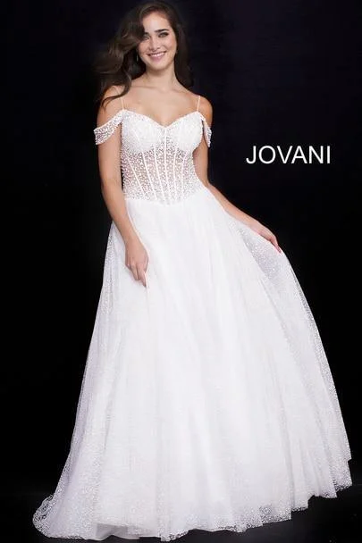 Jovani 55247 Long Wedding Dress