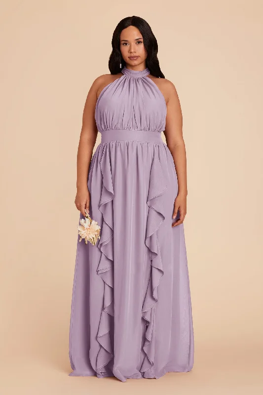 Joyce Chiffon Dress - Lavender