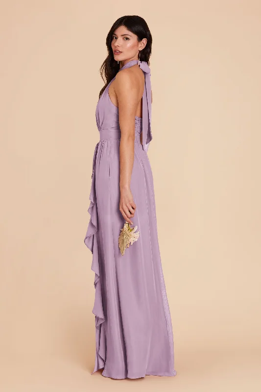 Joyce Chiffon Dress - Lavender