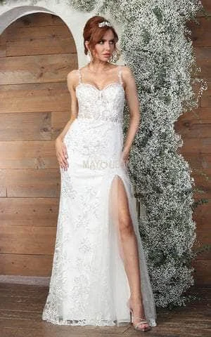 May Queen RQ8018 - Embellished Sweetheart Bridal Gown