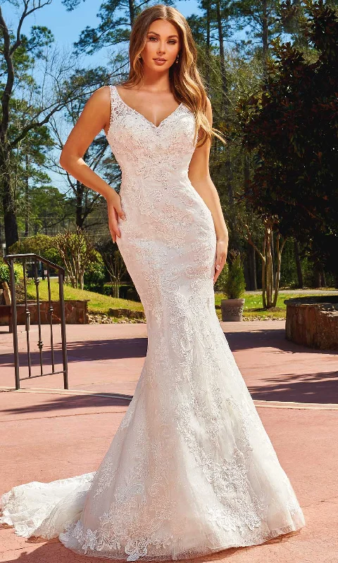 Rachel Allan M822 - Scoop Back Lace Bridal Gown