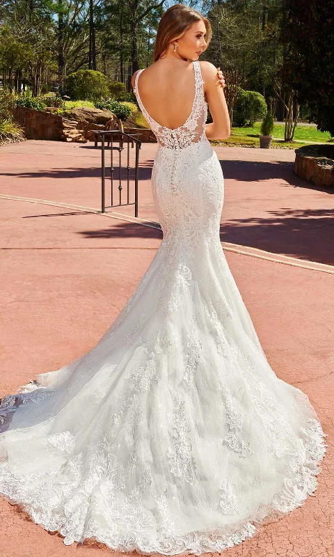 Rachel Allan M822 - Scoop Back Lace Bridal Gown