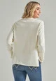 Wrangler Ladies White Long Sleeve Graphic Tee