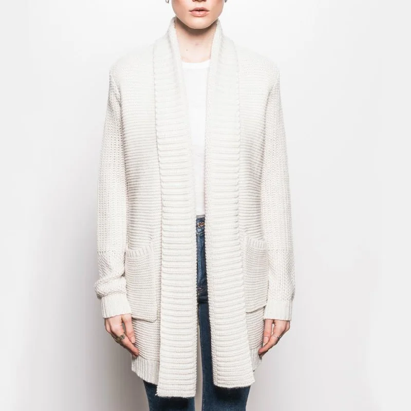 Garret Open Cardigan (Cream Puff)