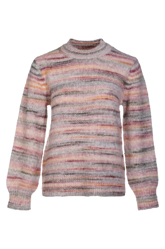 Turtle neck multicolour Jersey | Pink Olives | 6965ZZ