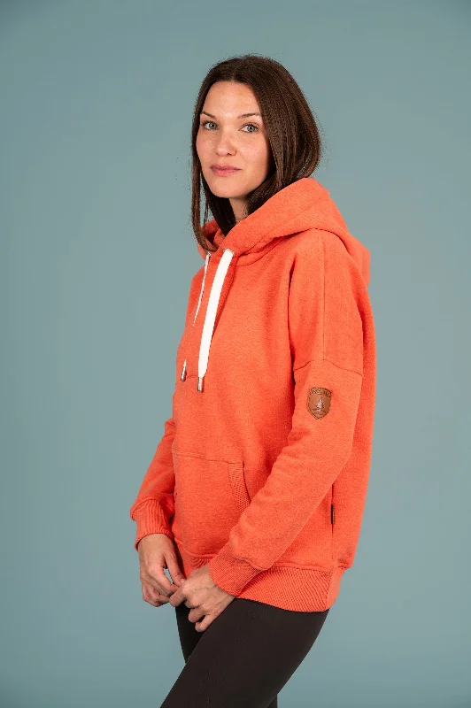 Maia Button-Up Hoodie Sanguine