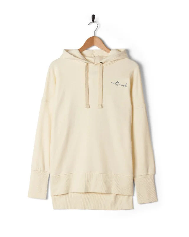 Poster - Womens Pop Hoodie - Cream