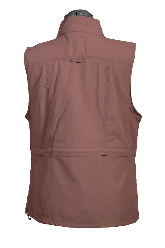 Scully Womens Toffee Nylon Petite Pocket Vest