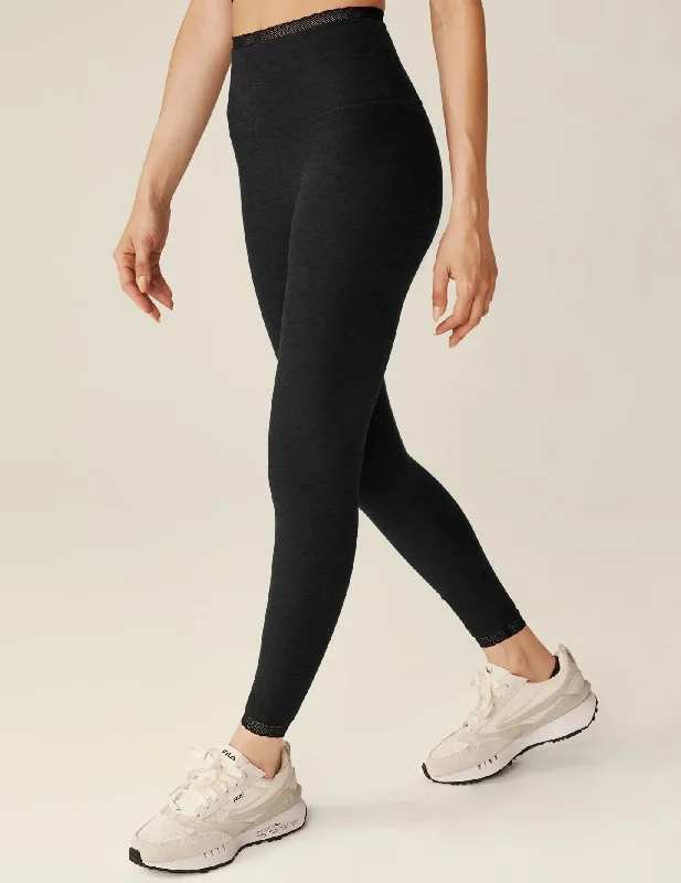 Beyond Yoga Spacedye Allure High Waisted Midi Legging in Darkest Night