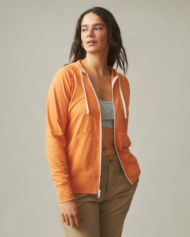 Lightweight Full Zip - Amber Glow