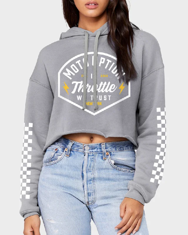 WOMENS STUNNER HOODIE - GRAY