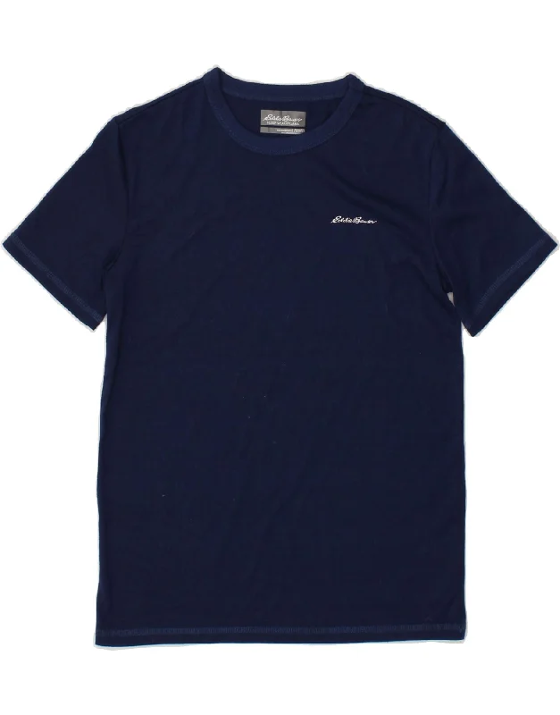 EDDIE BAUER Boys Sleepwear T-Shirt Top 10-11 Years Large  Navy Blue