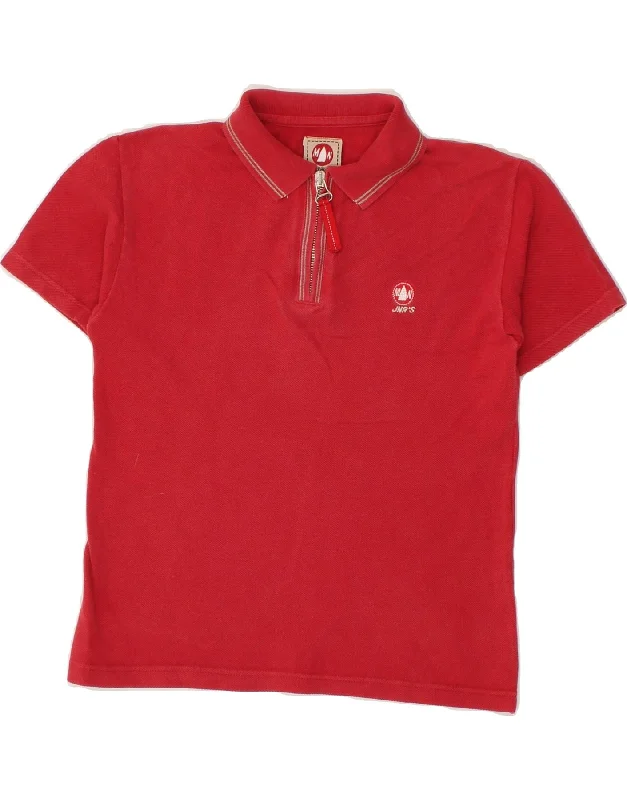 MURPHY & NYE Boys Polo Shirt 8-9 Years Red