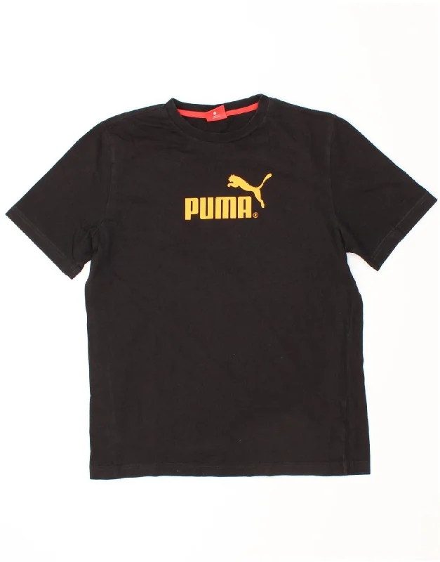 PUMA Boys Graphic T-Shirt Top 15-16 Years 2XL Black