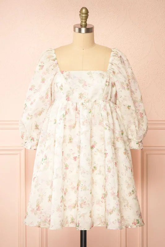 Fizelle | Short Floral Babydoll Dress