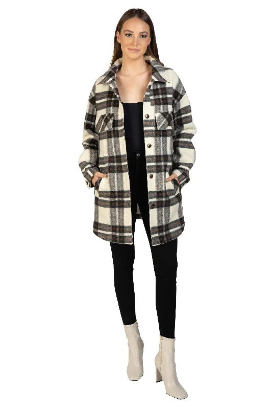 Lightweight Plaid Shacket