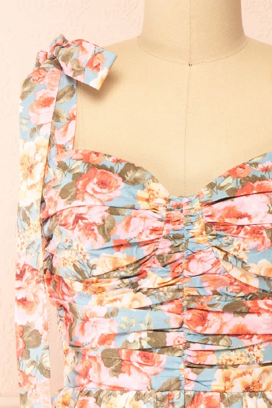 Piknikie | Short Floral Dress w/ Pockets