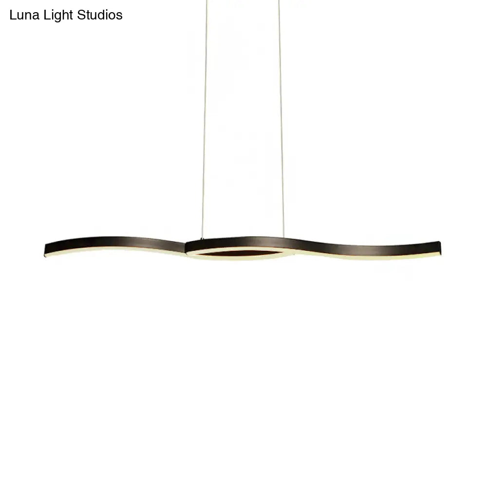 Victorian - Inspired Chandeliers with Ornate DetailsVictorian - Inspired Chandeliers with Ornate DetailsWavy Acrylic Chandelier Light: Modern Black LED Ceiling Pendant, Warm/White Light, 39"/41" W Victorian - Inspired Chandeliers with Ornate DetailsVictorian - Inspired Chandeliers with Ornate DetailsWavy Acrylic Chandelier Light: Modern Black LED Ceiling Pendant, Warm/White Light, 39"/41" W