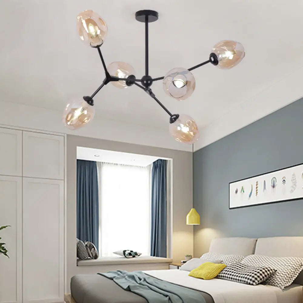 Chandeliers with Colored Glass for a Splash of ColorChandeliers with Colored Glass for a Splash of ColorModern Nordic Style Black Branch Chandelier with Adjustable Arm - 6/8/9 Lights, Amber/Blue/Clear Glass Ceiling Light Chandeliers with Colored Glass for a Splash of ColorChandeliers with Colored Glass for a Splash of ColorModern Nordic Style Black Branch Chandelier with Adjustable Arm - 6/8/9 Lights, Amber/Blue/Clear Glass Ceiling Light