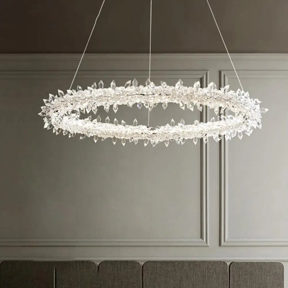 Chandeliers with Dimmable Lights for Ambiance ControlChandeliers with Dimmable Lights for Ambiance ControlModern Brass LED Crystal Chandelier - Stylish Ceiling Pendant Light for Living Room