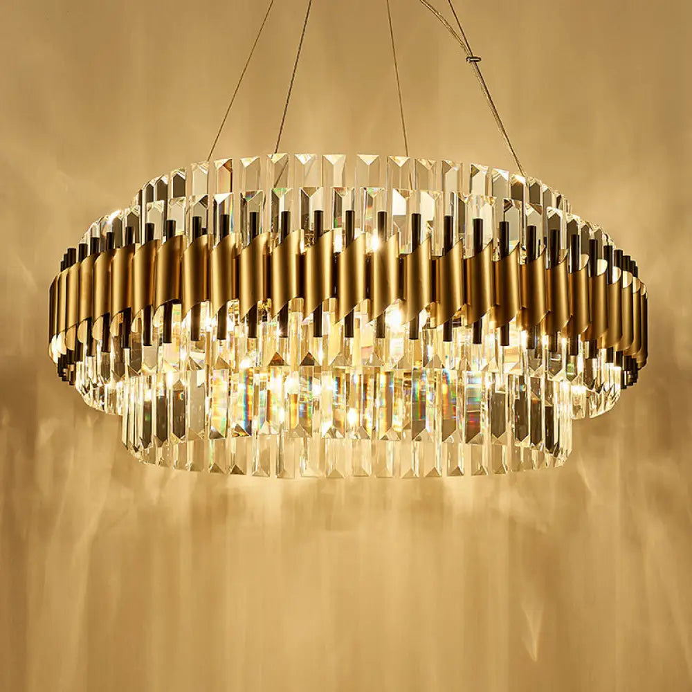 Art Deco Chandeliers for a Retro - Glam LookArt Deco Chandeliers for a Retro - Glam LookContemporary Crystal Hanging Pendant Light - 12/16-Light Golden Chandelier Art Deco Chandeliers for a Retro - Glam LookArt Deco Chandeliers for a Retro - Glam LookContemporary Crystal Hanging Pendant Light - 12/16-Light Golden Chandelier