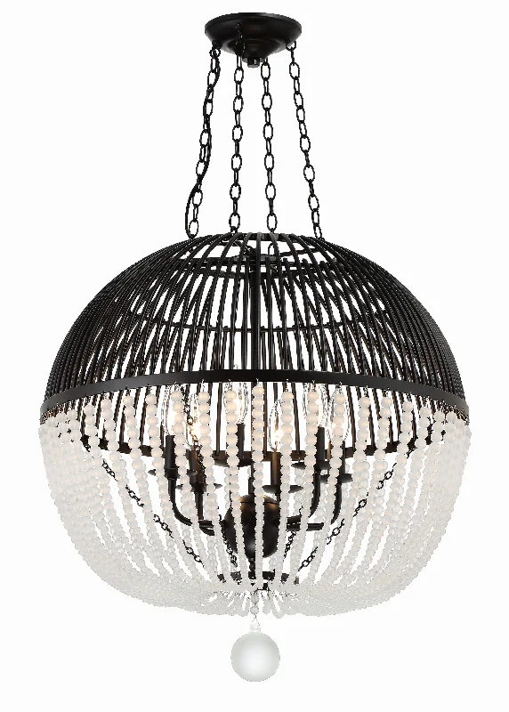 Ceiling - Mounted Chandeliers for Standard CeilingsCeiling - Mounted Chandeliers for Standard CeilingsDuval 6 Light Matte Black Chandelier Ceiling - Mounted Chandeliers for Standard CeilingsCeiling - Mounted Chandeliers for Standard CeilingsDuval 6 Light Matte Black Chandelier