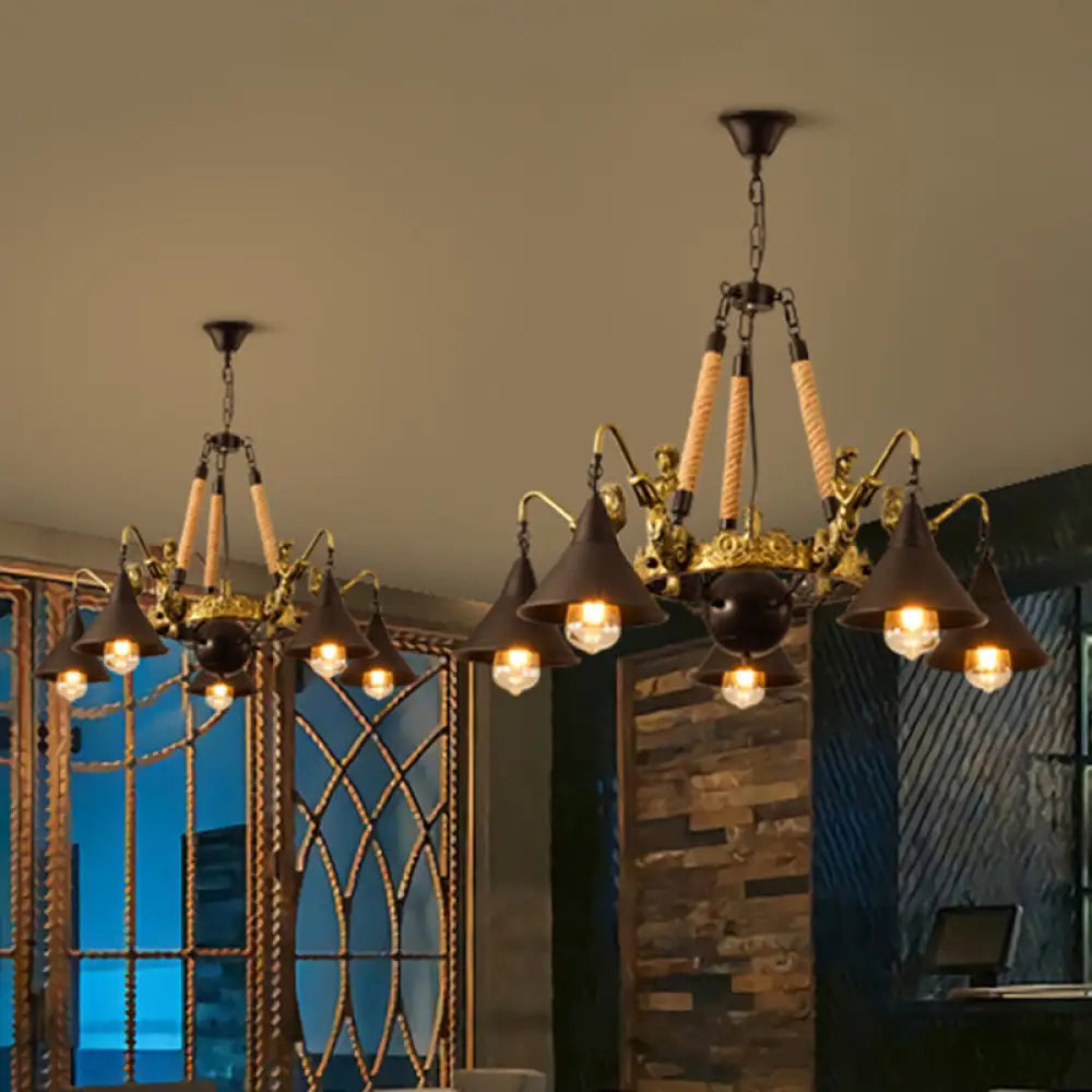 Chandeliers with Metal Frames in Bronze FinishChandeliers with Metal Frames in Bronze FinishBlack Farmhouse Pendant Chandelier with Mermaid Arm - Perfect for Living Room Chandeliers with Metal Frames in Bronze FinishChandeliers with Metal Frames in Bronze FinishBlack Farmhouse Pendant Chandelier with Mermaid Arm - Perfect for Living Room