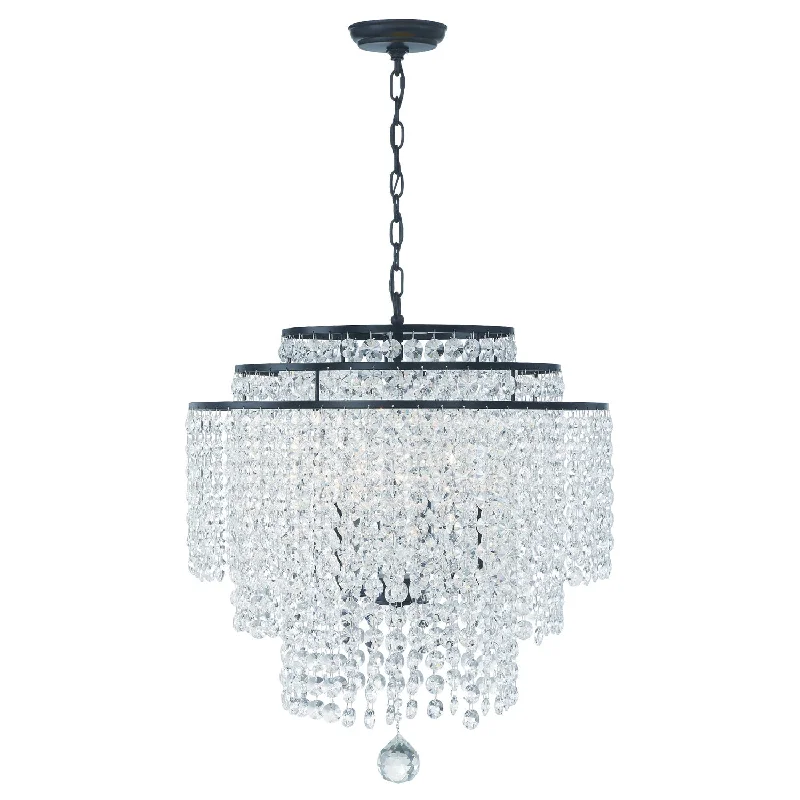 Art Deco Chandeliers for a Retro - Glam LookArt Deco Chandeliers for a Retro - Glam LookGabrielle 6 Light Matte Black Chandelier Art Deco Chandeliers for a Retro - Glam LookArt Deco Chandeliers for a Retro - Glam LookGabrielle 6 Light Matte Black Chandelier