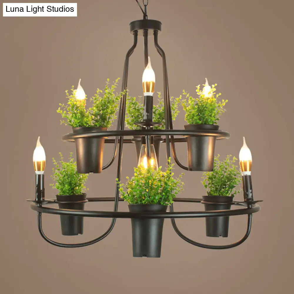 Chandeliers with Frosted Glass for a Softer Light DiffusionChandeliers with Frosted Glass for a Softer Light DiffusionIndustrial Metal Chandelier with Green Artificial Pot Plant Pendant Lights & 3 Bulbs for Restaurants Chandeliers with Frosted Glass for a Softer Light DiffusionChandeliers with Frosted Glass for a Softer Light DiffusionIndustrial Metal Chandelier with Green Artificial Pot Plant Pendant Lights & 3 Bulbs for Restaurants