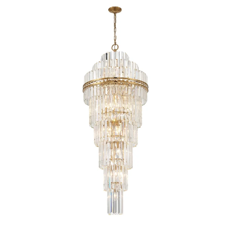 Chandeliers with Clear Crystal for a Sparkling EffectChandeliers with Clear Crystal for a Sparkling EffectHayes 31 Light Aged Brass Chandelier Chandeliers with Clear Crystal for a Sparkling EffectChandeliers with Clear Crystal for a Sparkling EffectHayes 31 Light Aged Brass Chandelier