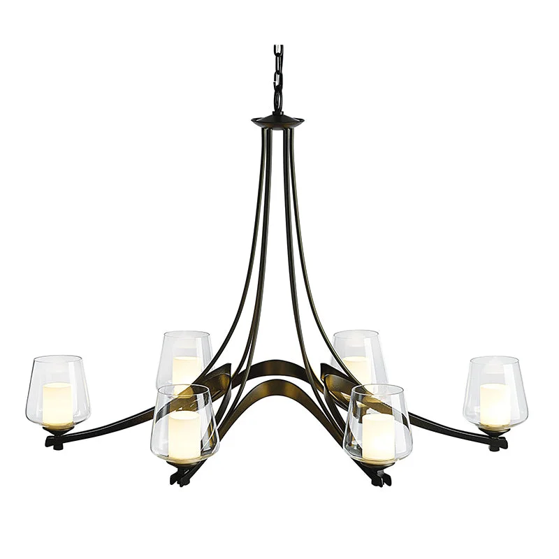 Chandeliers with Murano Glass for a High - End Artistic TouchChandeliers with Murano Glass for a High - End Artistic TouchHubbardton Forge 104116 Oval Ribbon 6-lt 39" Chandelier Chandeliers with Murano Glass for a High - End Artistic TouchChandeliers with Murano Glass for a High - End Artistic TouchHubbardton Forge 104116 Oval Ribbon 6-lt 39" Chandelier