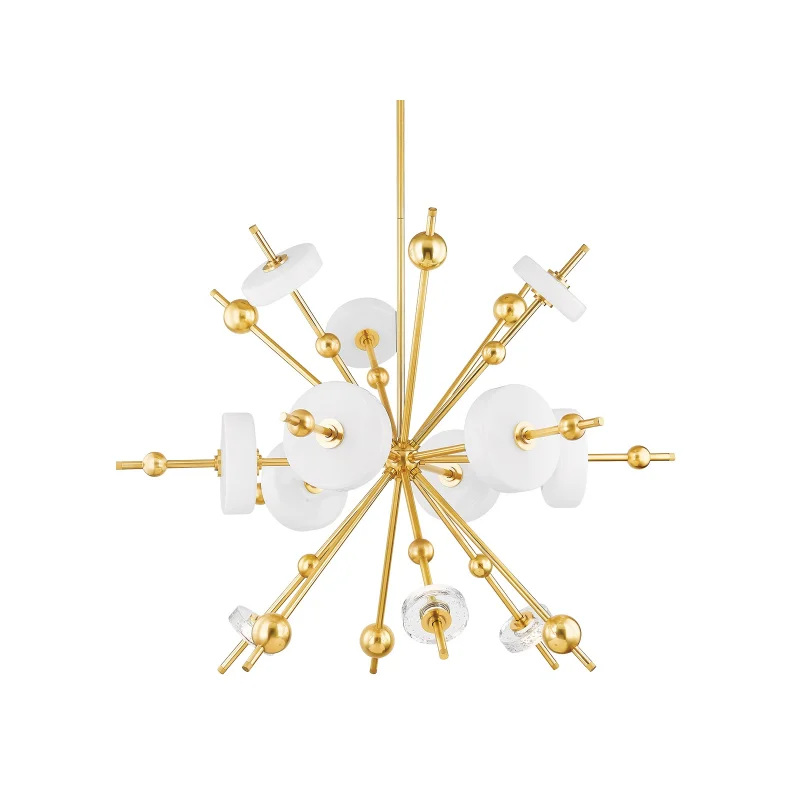 Chandeliers with Colored Glass for a Splash of ColorChandeliers with Colored Glass for a Splash of ColorHudson Valley 8145 Maynard 12-lt 45" LED Chandelier