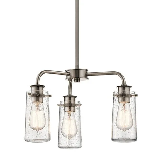 Traditional Brass Chandeliers for Classic InteriorsTraditional Brass Chandeliers for Classic InteriorsKichler 43057 Braelyn 3-lt Chandelier/Semi Flush